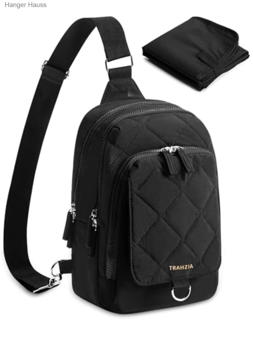 Mini Diaper Bag with Changing Pad, Small Crossbody Diaper Purse